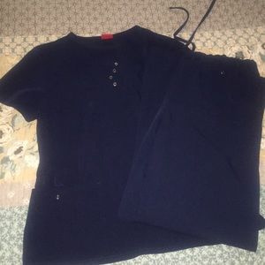 Dickies Medium Scrub Set Navy Blue